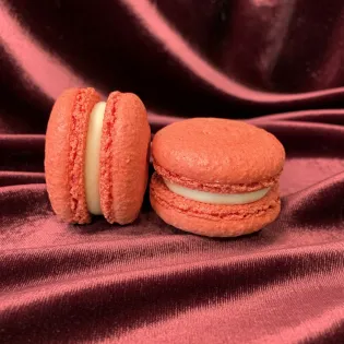 Red Velvet Macaron Edmonton | Tisto Cakes