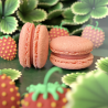 Strawberry macarons in Edmonton | TISTO CAKES