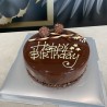 Mousse cake Happy Birthday in Edmonton | TISTO CAKES