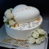 2 tiered mousse cake "Big heart" in Edmonton | TISTO CAKES