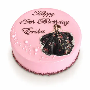 Girl Mousse Cake Edmonton | Tisto Cakes