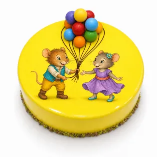 Minnie & Mickey Cake Edmonton | Tisto Cakes