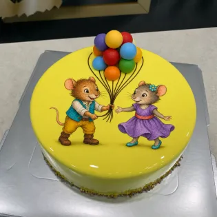 Minnie & Mickey Cake Edmonton | Tisto Cakes