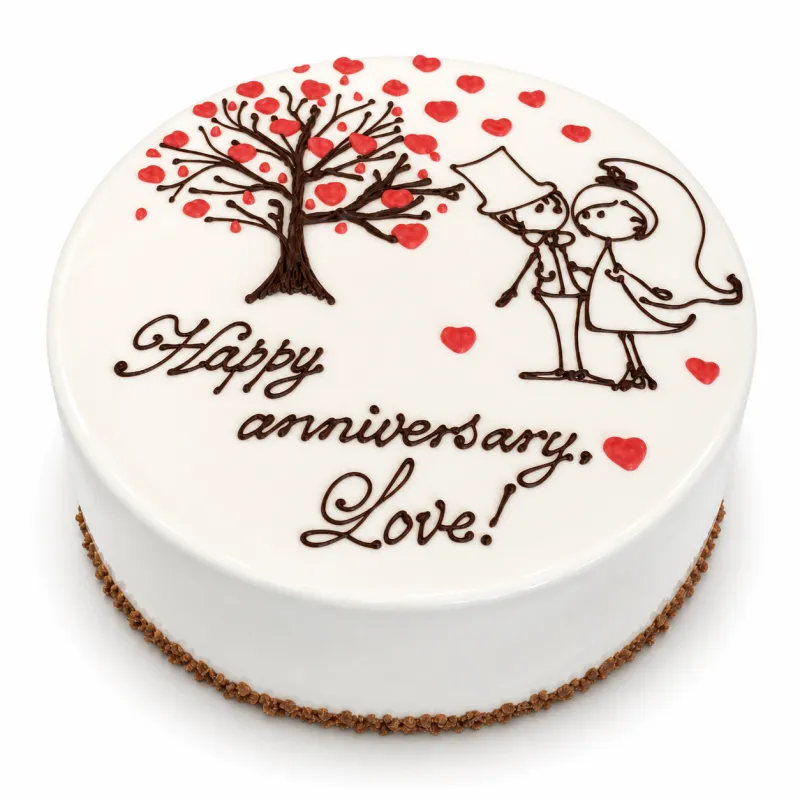 Anniversary Tree Cake Edmonton | Tisto Cakes