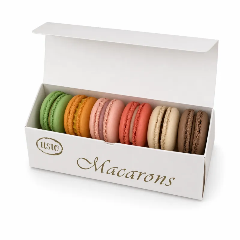 Box of 6 Assorted Macarons Edmonton | Tisto Cakes