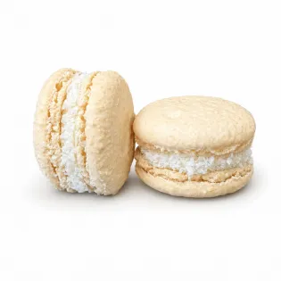 Coconut Macaron Edmonton | Tisto Cakes