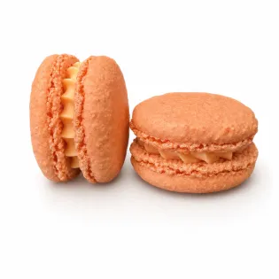 Blood Orange Macaron Edmonton | Tisto Cakes