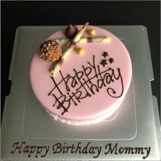 Happy Birthday Mousse Cake Edmonton | Tisto Cakes