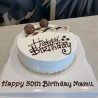 Mousse cake Happy Birthday in Edmonton | TISTO CAKES