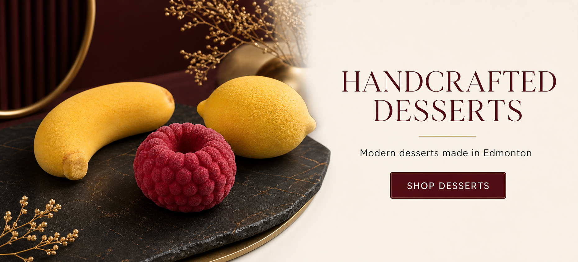 Handcrafted desserts in Edmonton by Tisto Cakes